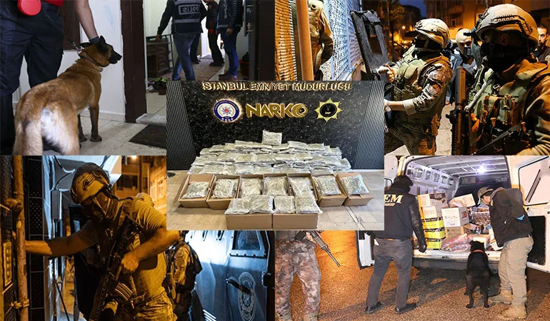 Malatya Dahil 65 İlde Zehir Tacirlerine Dev Operasyon