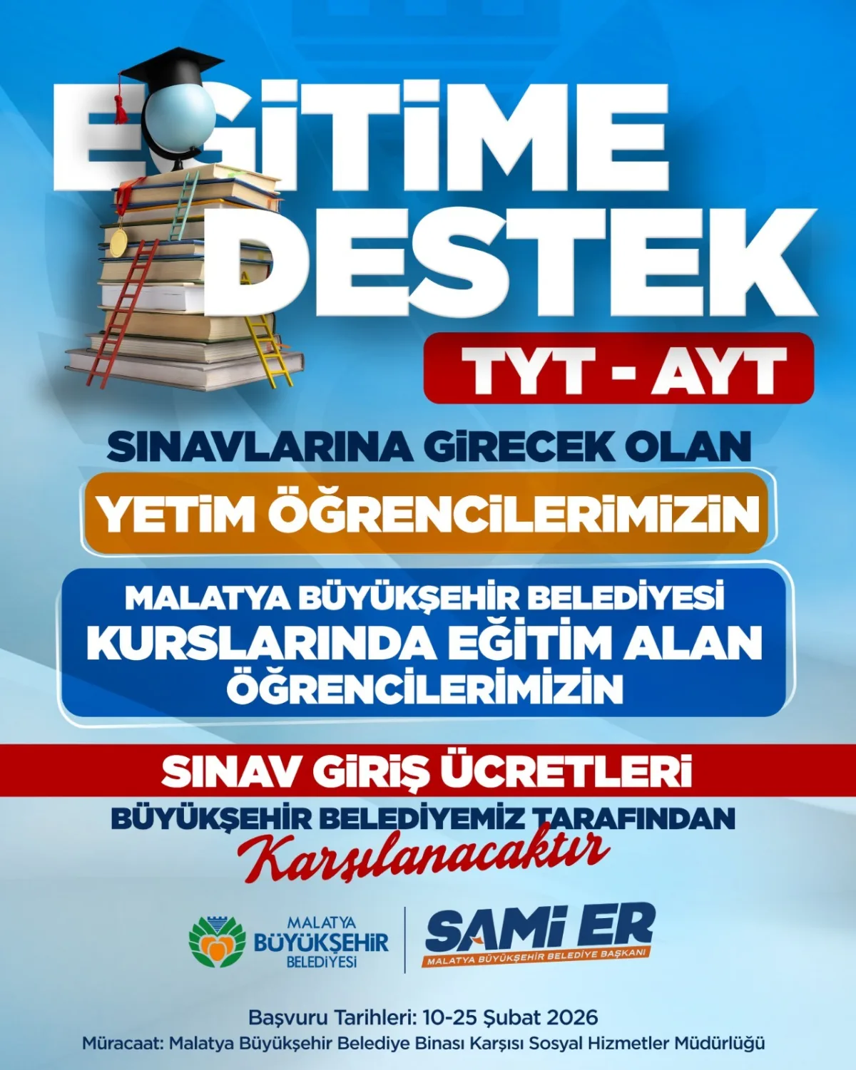 Büyükşehir Belediyesi Öğrencilerin Yanında Olmaya Devam Ediyor