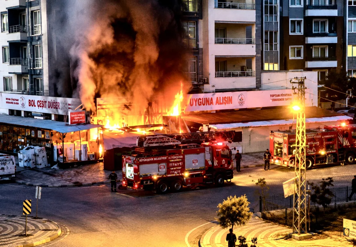 AVM Yangını Paniğe Neden Oldu: Büyük Maddi Hasar Var