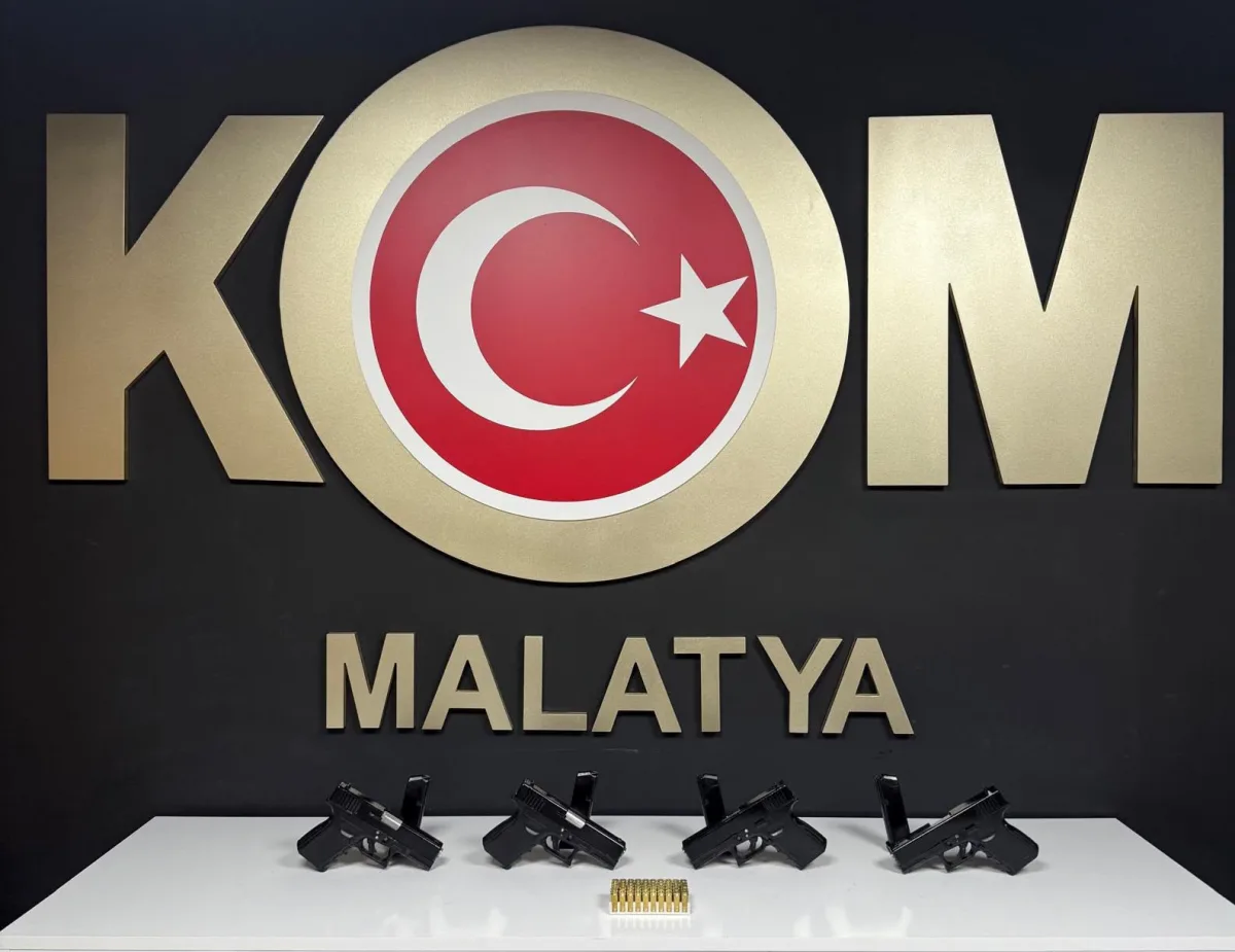 Malatya Polisi Harekete Geçti: Ruhsatsız Silah Operasyonunda 7 Gözaltı