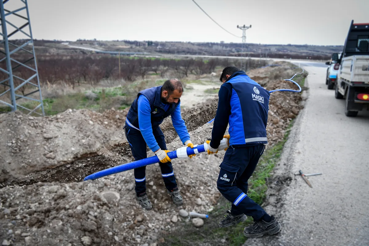 Yazıhan’a 2.7 Km’lik Yeni İçme Suyu Hattı