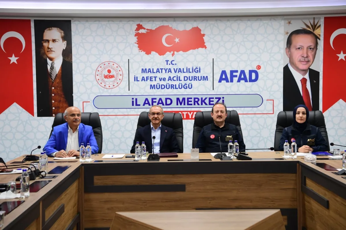 AFAD Toplantısında Malatya’nın İmar ve İhya Süreci Ele Alındı